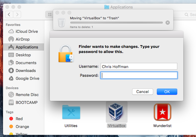 How to remove things app from macbook