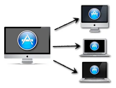 Do purchased apps transfer to new mac pro